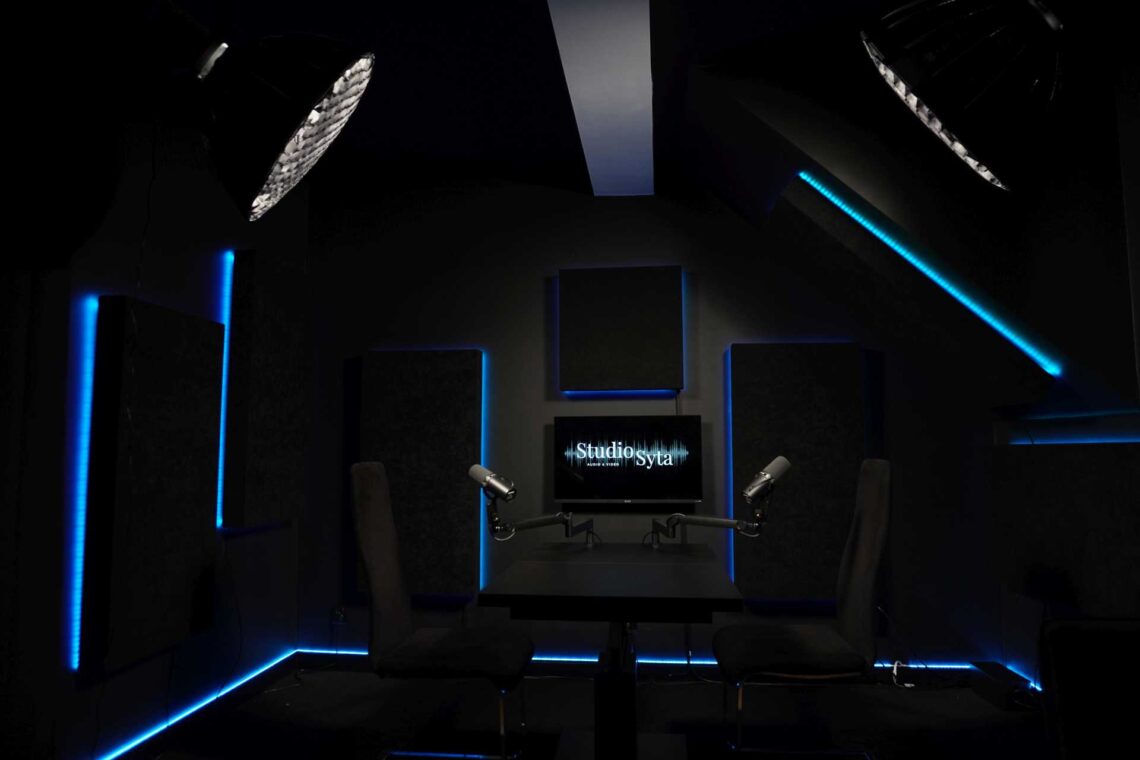 Studio podcastowe do nagrań vlogów